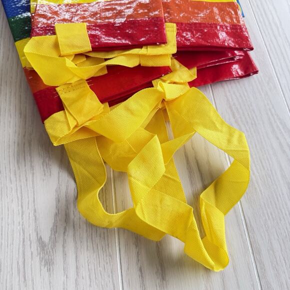 Ikea Lot of 4 Storstomma Small Rainbow Totes – Reusable 404.848.35 - Picture 3 of 5